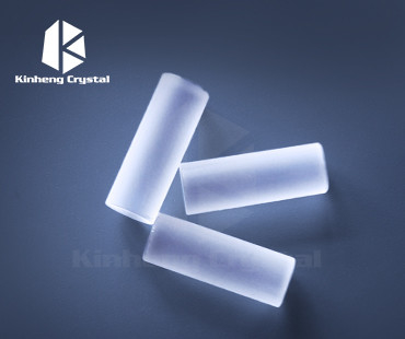 Superficies ópticas transparentes de la ventana óptica del cuarzo K9 que recolectan la luz del centelleo